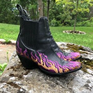 Mexicana Flame Booties- Size 38